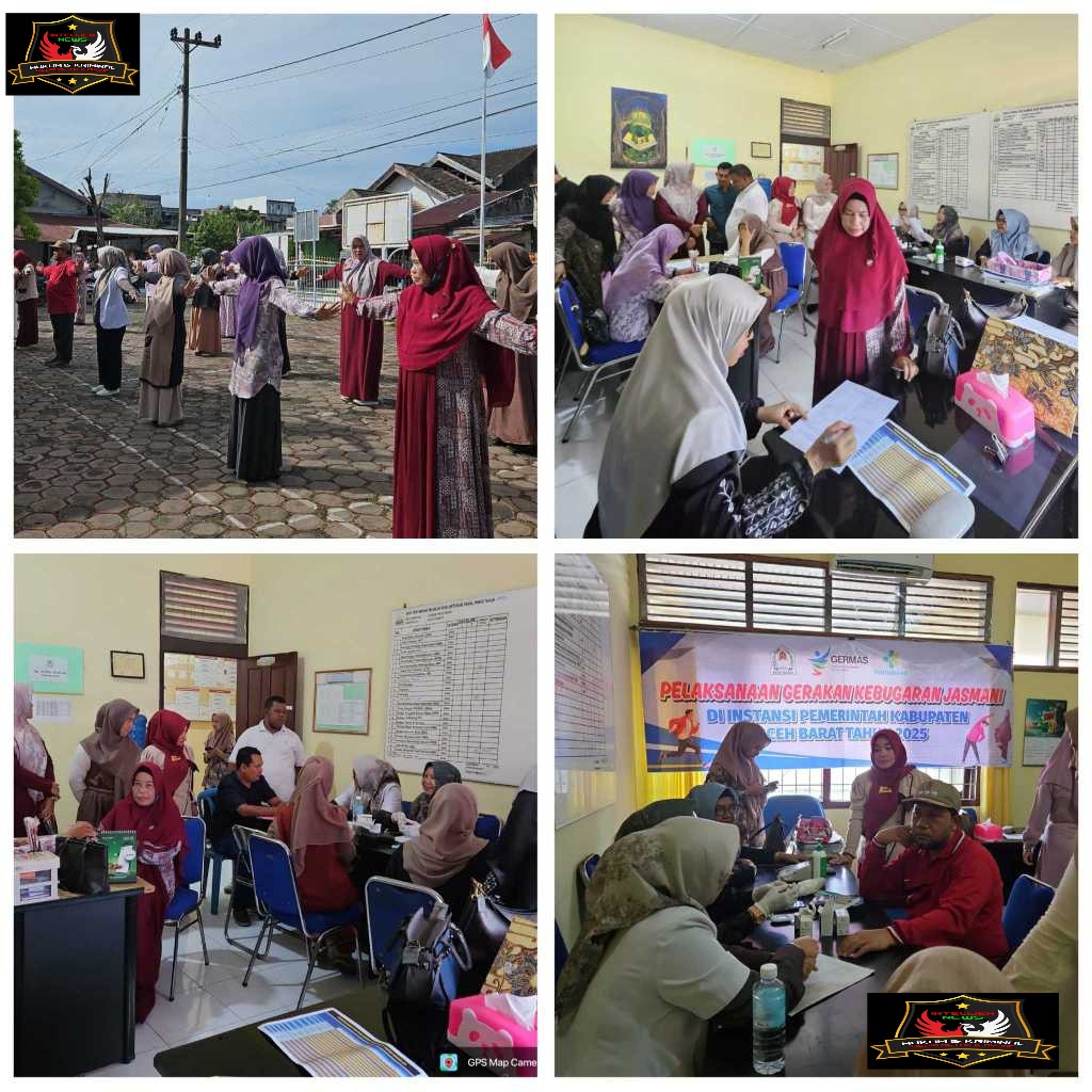 Dinas Kesehatan Aceh Barat Gelar Skrining PTM dan Tes Kebugaran Jasmani ASN: Komitmen Nyata Pemerintah Daerah dalam Mewujudkan Masyarakat Sehat.