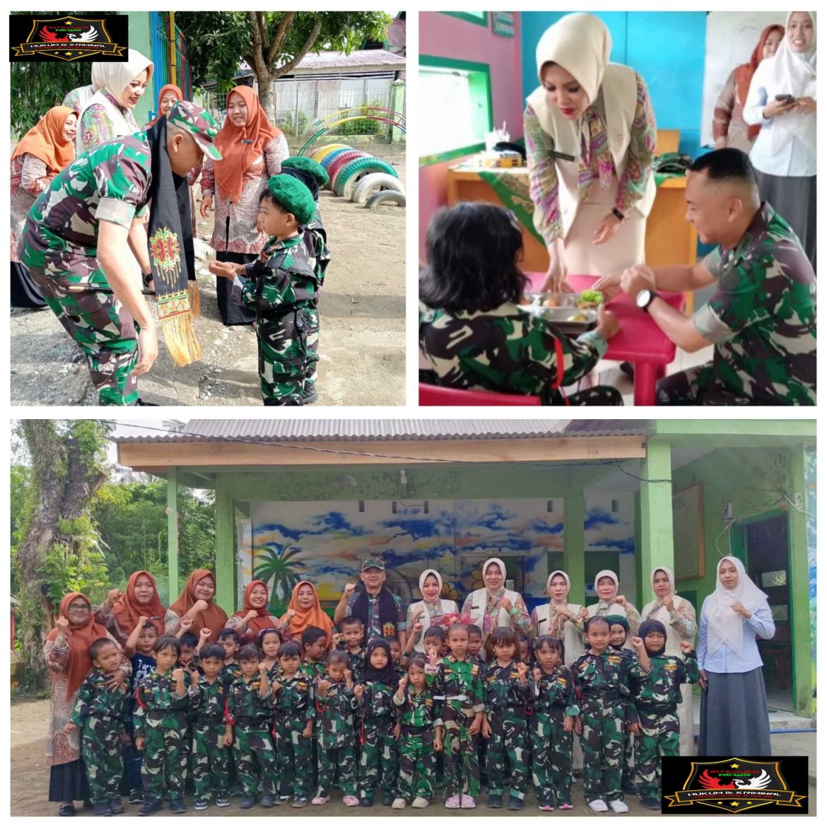 Kodim 0105/Abar Resmi Gulirkan Program Makan Sehat Bergizi di TK Kartika XIV-13.