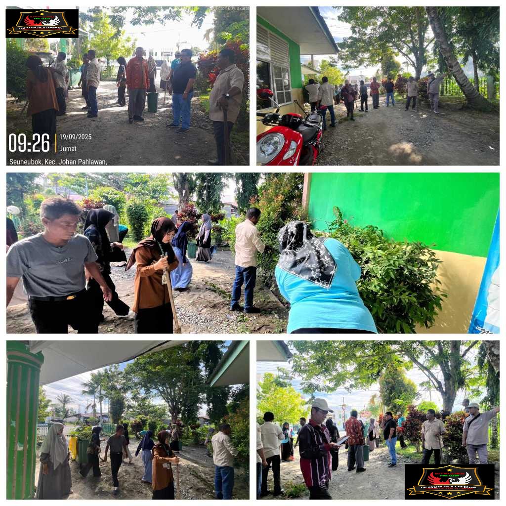 DLH Aceh Barat Galakkan Gerakan Jumat Bersih: Garda Terdepan Menuju Kota Adipura.