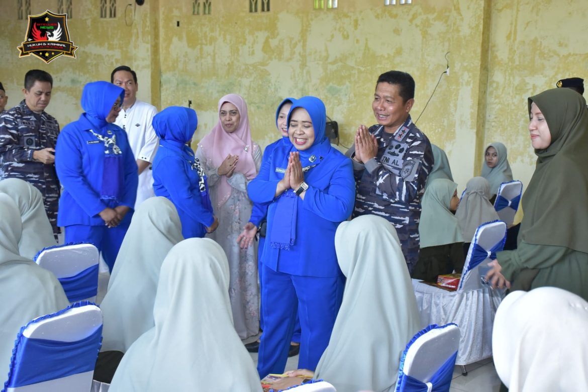 Dankodaeral VI Salurkan Tali Asih Pemberian Kepala Staf Angkatan Laut ke Panti Asuhan Sejati Muhammadiyah Makassar