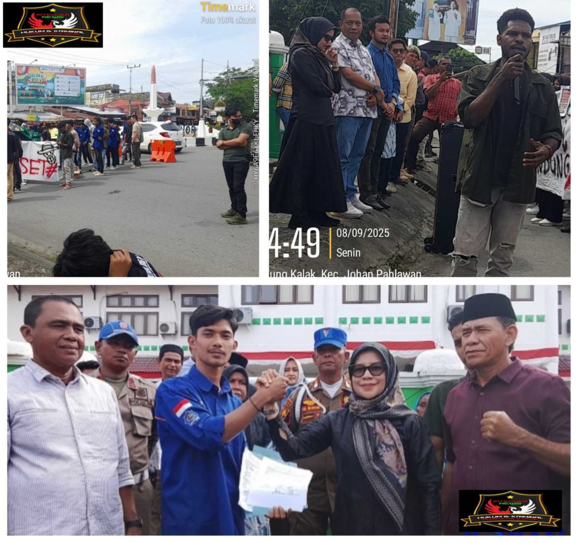 “Aliansi Mahasiswa dan Masyarakat Barat Selatan Aceh Desak Reformasi: DPRK Tanda Tangani Tuntutan”