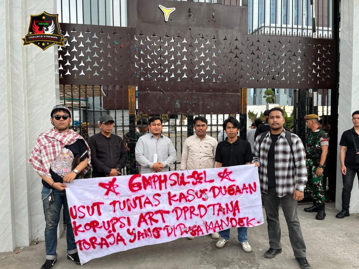 Aksi GMPH Sul-Sel: Bongkar Kejanggalan Penanganan Kasus Korupsi ART DPRD Tana Toraja