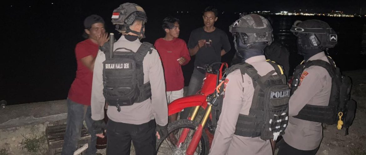 Polresta Mamuju Tindak Lanjuti Keluhan Warga Terkait Aktivitas Pemuda di Sekitar Pelabuhan Simboro
