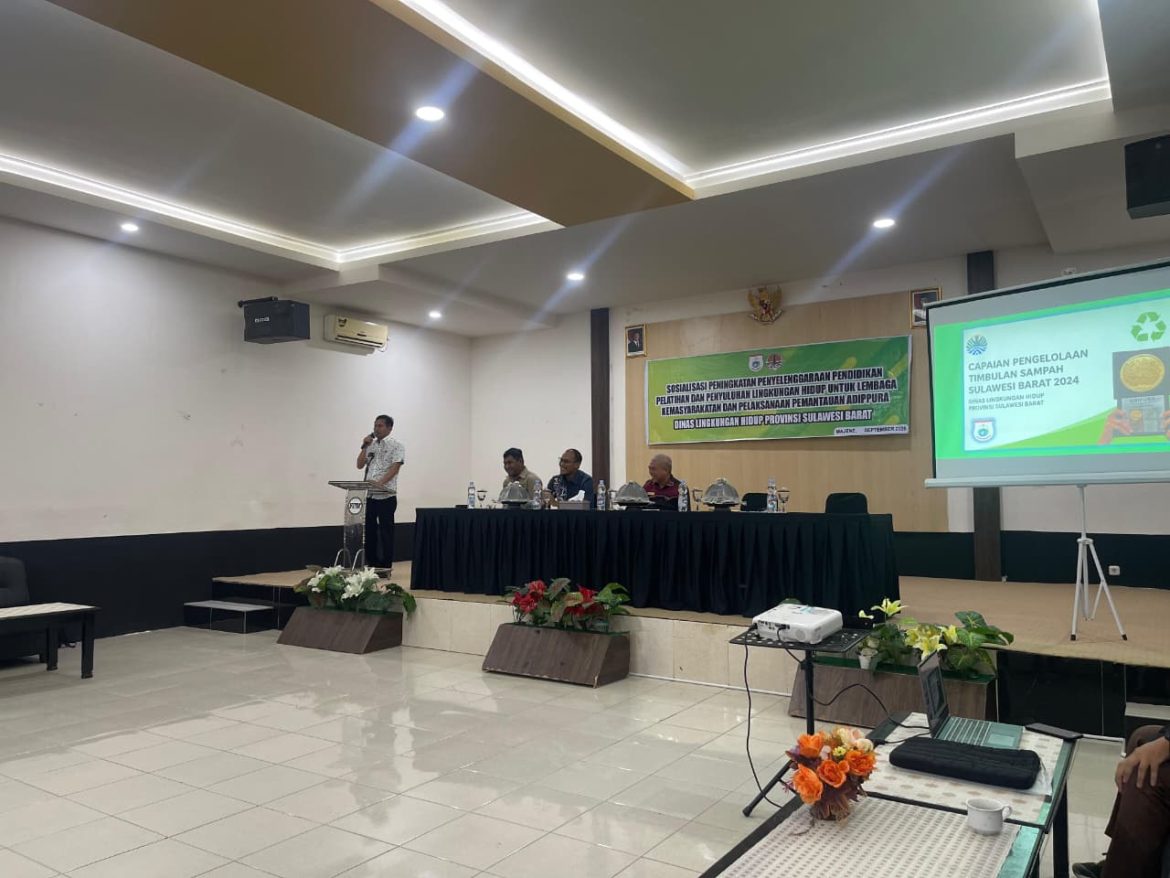 DLH Sulbar Kuatkan Sinergi Pemkab dan Lembaga Masyarakatakat untuk Program Adipura.