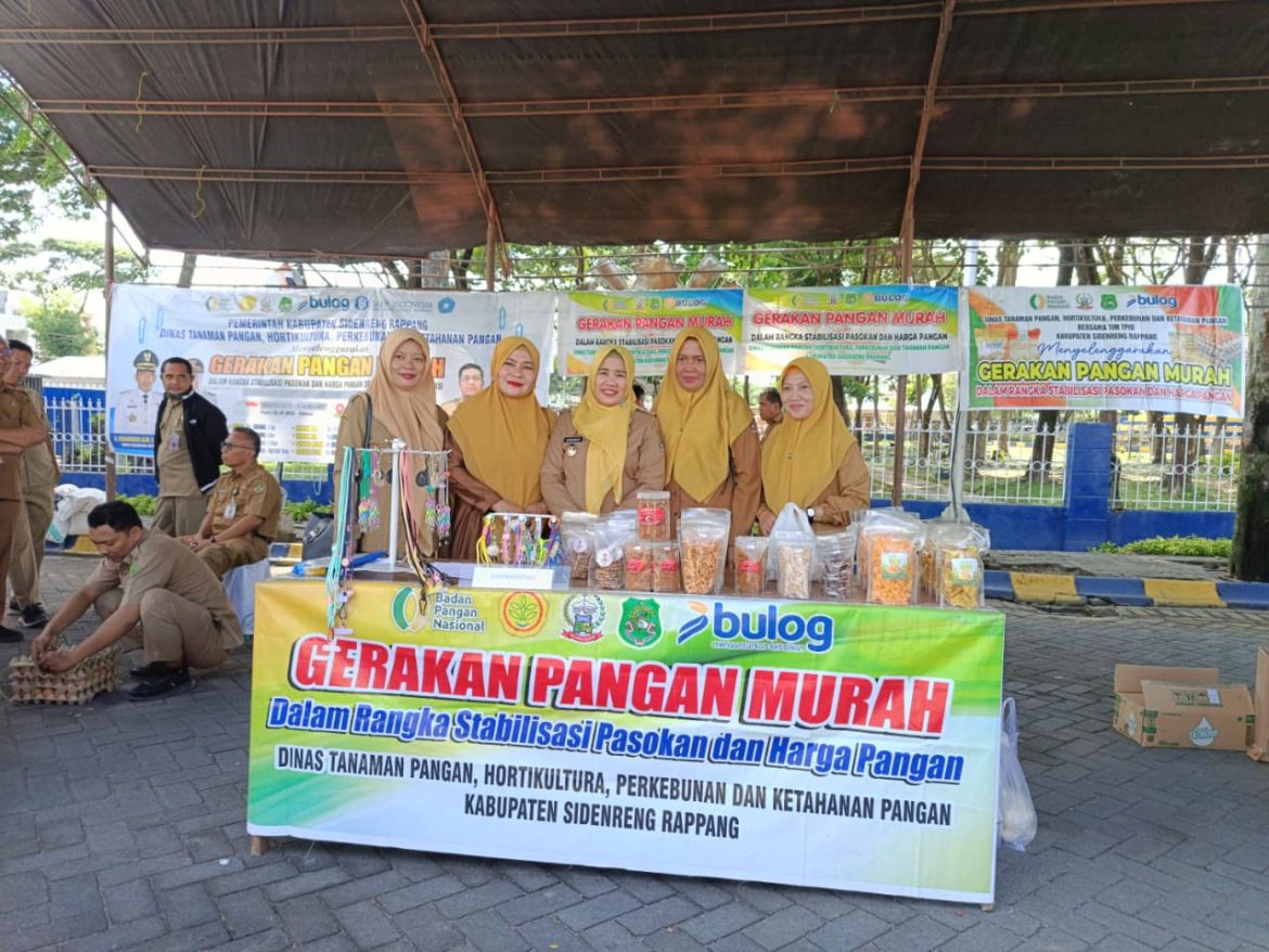 Stabilisasi Harga dan Inflasi, Sidrap Gelar Gerakan Pangan Murah di Pengujung September.