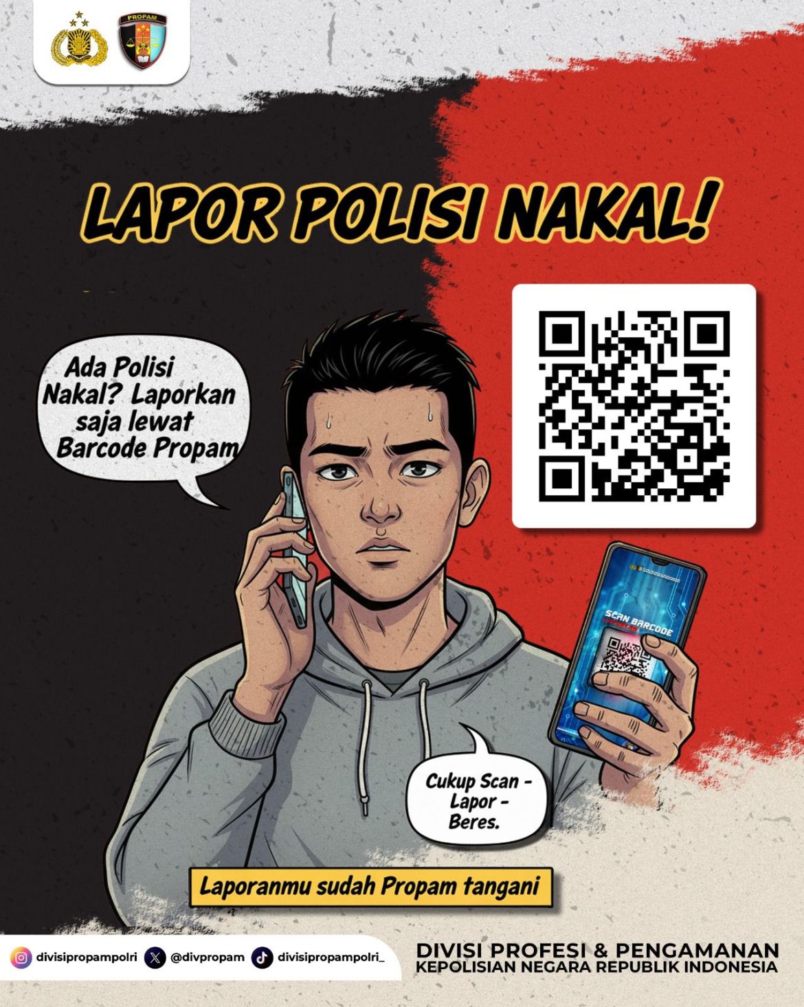 Kabid Propam Polda Sulbar: Laporkan Polisi Nakal Cukup Sekali Klik di Propam Presisi