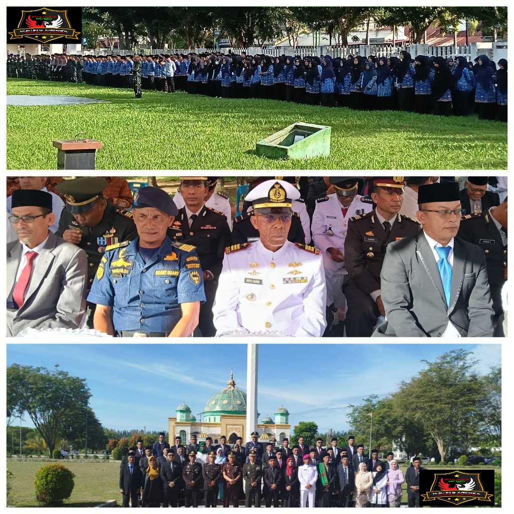 Upacara Peringatan Hari Kesaktian Pancasila Tahun 2025 Kabupaten Aceh Barat dan Kabupaten Aceh Jaya Rabu, 1 Oktober 2025.