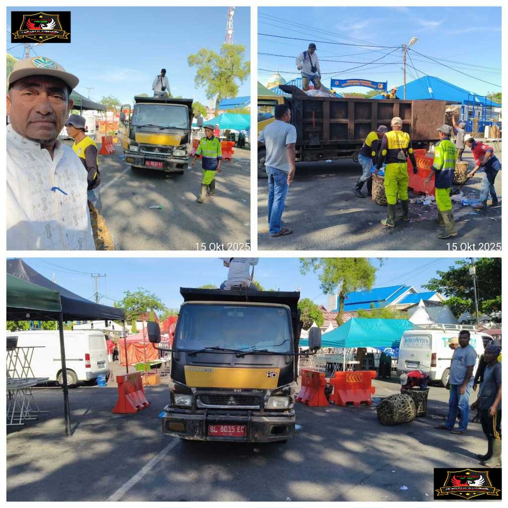 Dinas Lingkungan Hidup Aceh Barat Pastikan Kebersihan Maksimal di Hari Penutupan Pekan Kebudayaan Aceh Barat (PKAB).