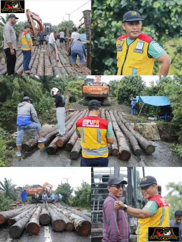 Pemerintah Kabupaten Aceh Barat Gerak Cepat Pulihkan Akses Jalan Putus di Meureubo.