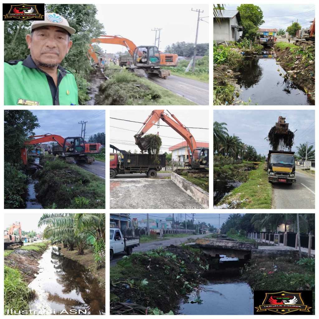 Dinas Lingkungan Hidup Kabupaten Aceh Barat Normalisasi Saluran Paya Peunaga Rampung: DLH Aceh Barat Tegaskan Komitmen Cegah Banjir dan Penyakit.