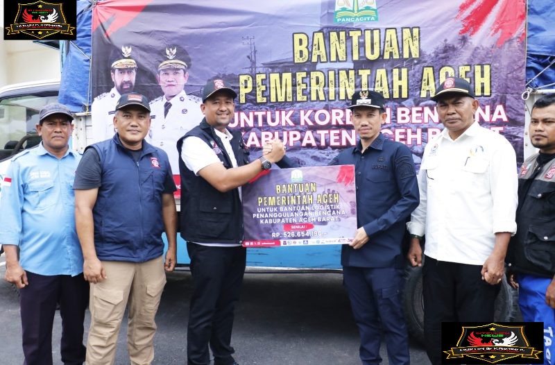 PEMPROV ACEH SALURKAN BANTUAN LOGISTIK SENILAI RP 526 JUTA UNTUK MASYARAKAT TERDAMPAK BANJIR DI ACEH BARAT.