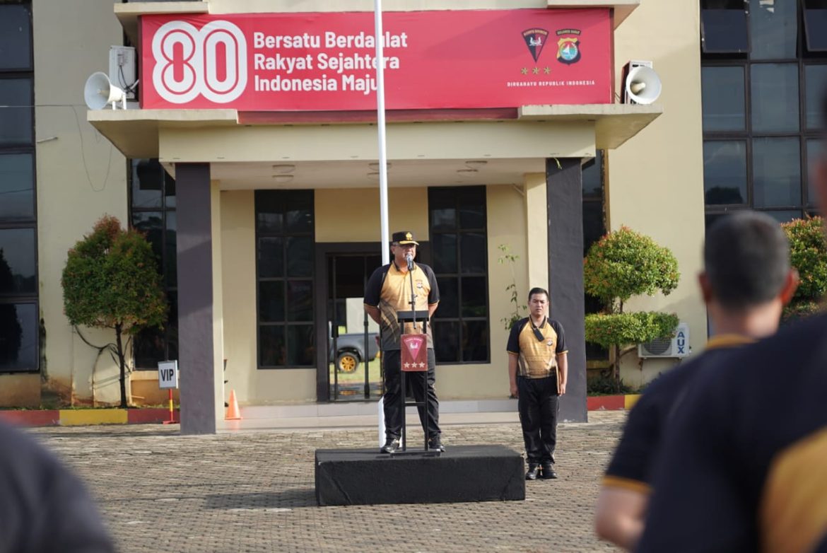 Irjen Adi Deriyan Ajak Personel Brimob Jaga Marwah Satuan dan Junjung Nilai Satya Haprabu