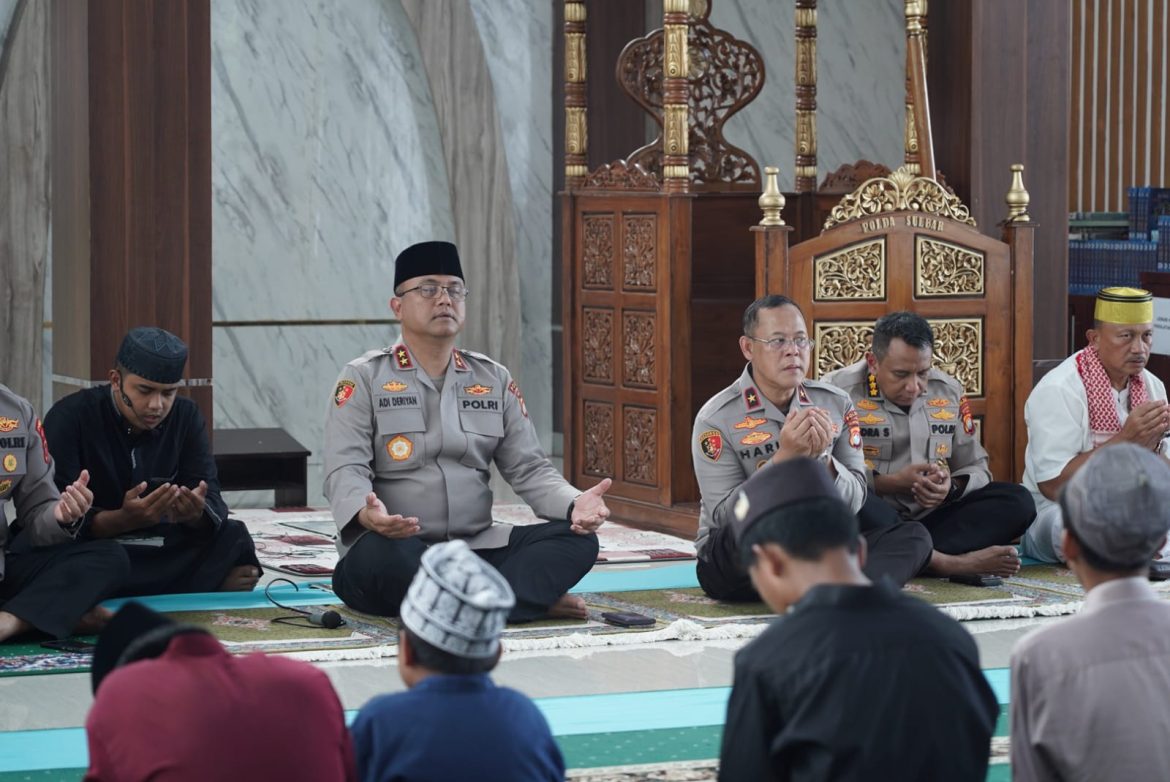 Polda Sulbar Gelar Yasinan dan Doa Bersama Anak Yatim, Wujud Kepedulian dan Syukur
