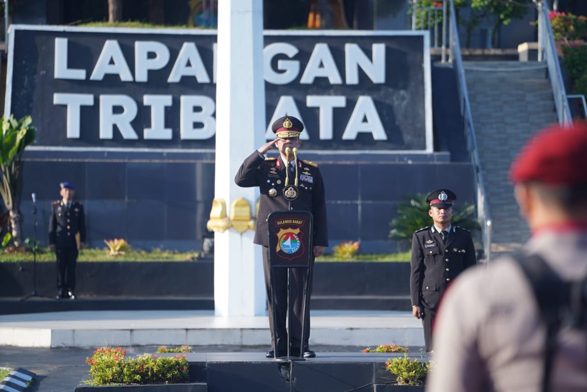 Wakapolda Sulbar Ajak Personel Jadikan Pancasila Pedoman Hidup