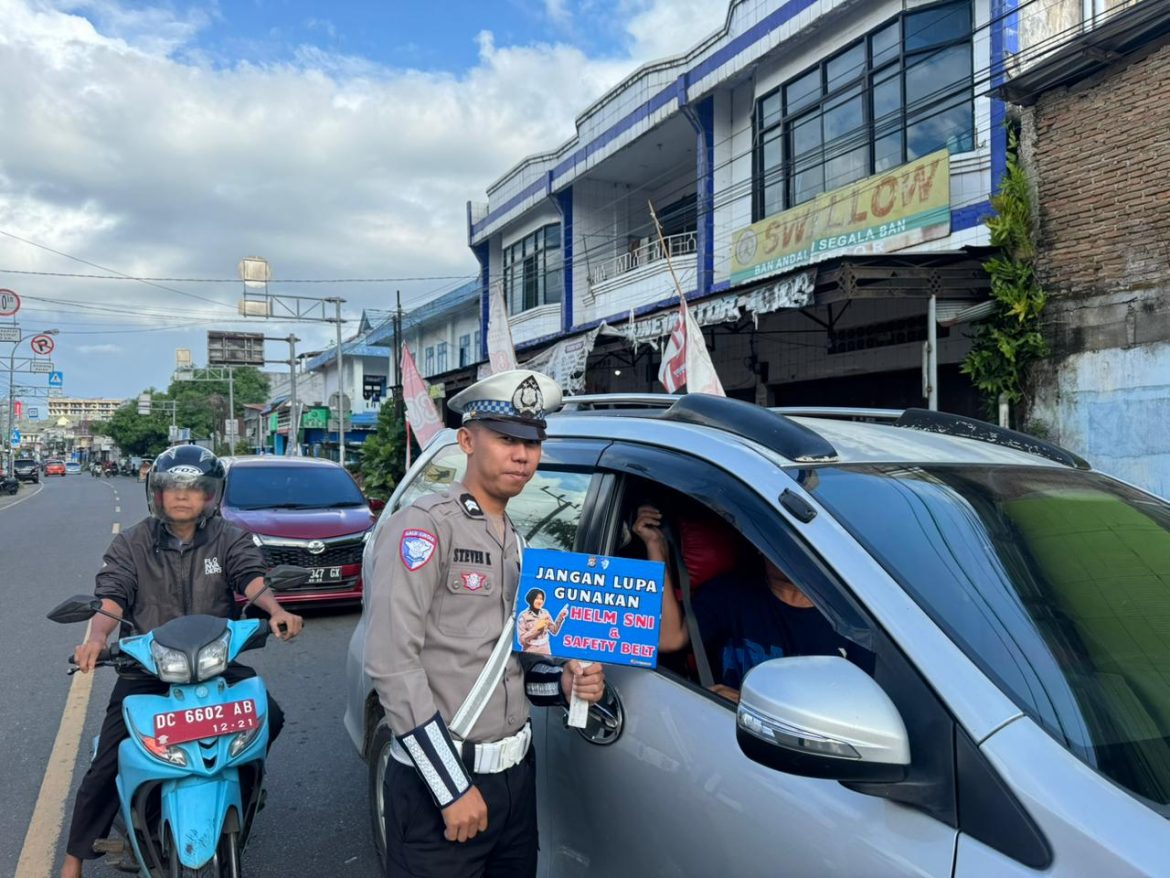 Wujudkan Lalu Lintas Aman dan Nyaman, Subdit Kamsel Polda Sulbar Intensifkan Sosialisasi Penling