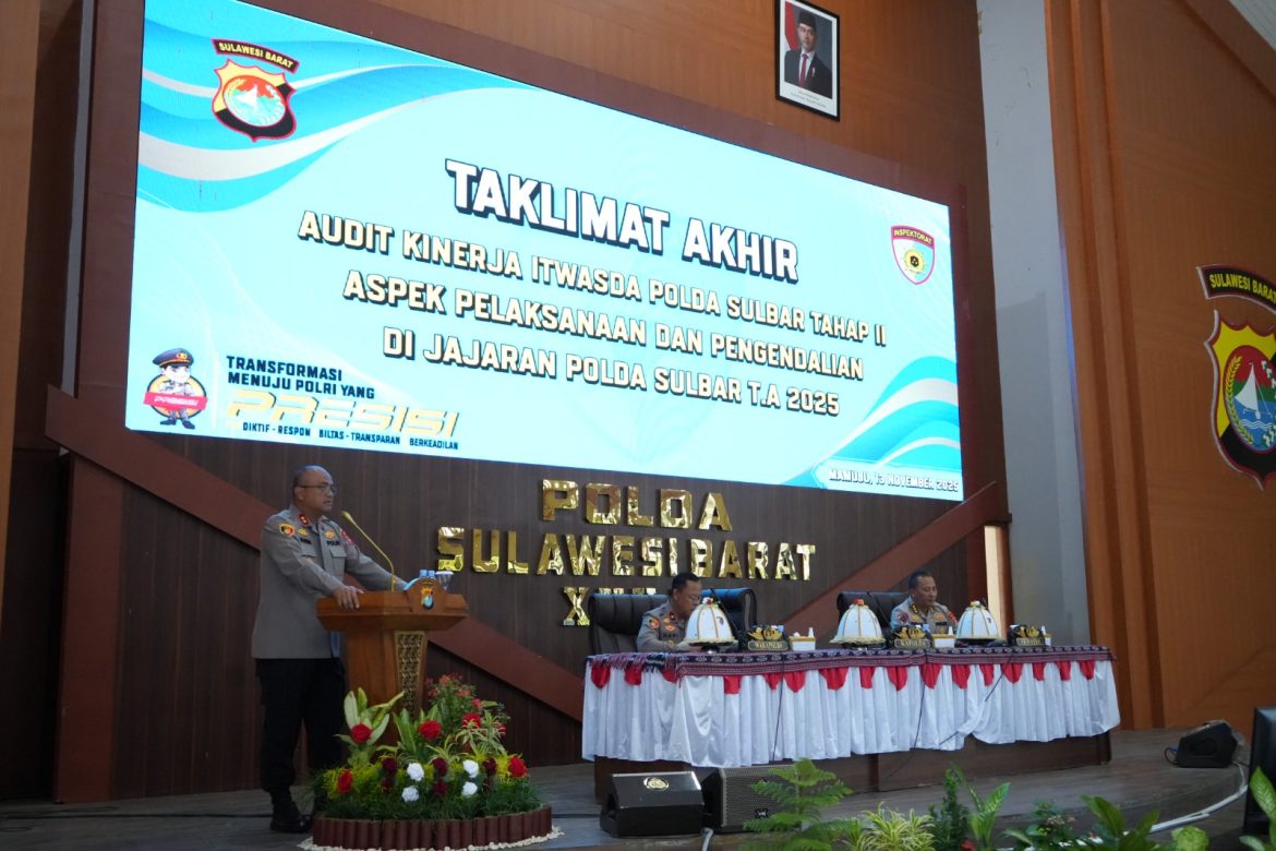Polda Sulbar Target Pertahankan Predikat WTP, Kapolda Tekankan Pentingnya Audit Kinerja