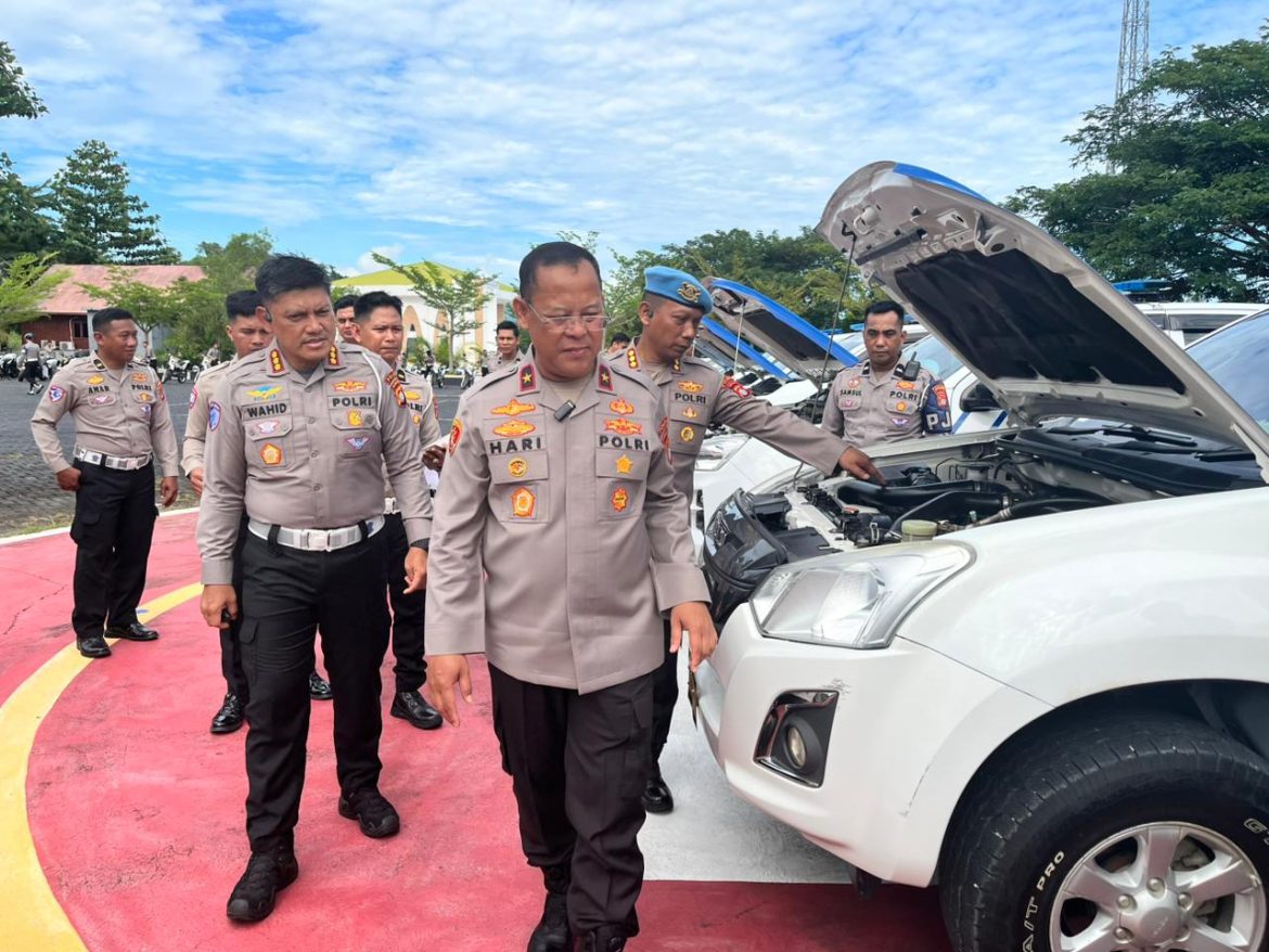 Wakapolda Sulbar: Kendaraan Operasional Adalah Ujung Tombak Pelayanan Kepolisian