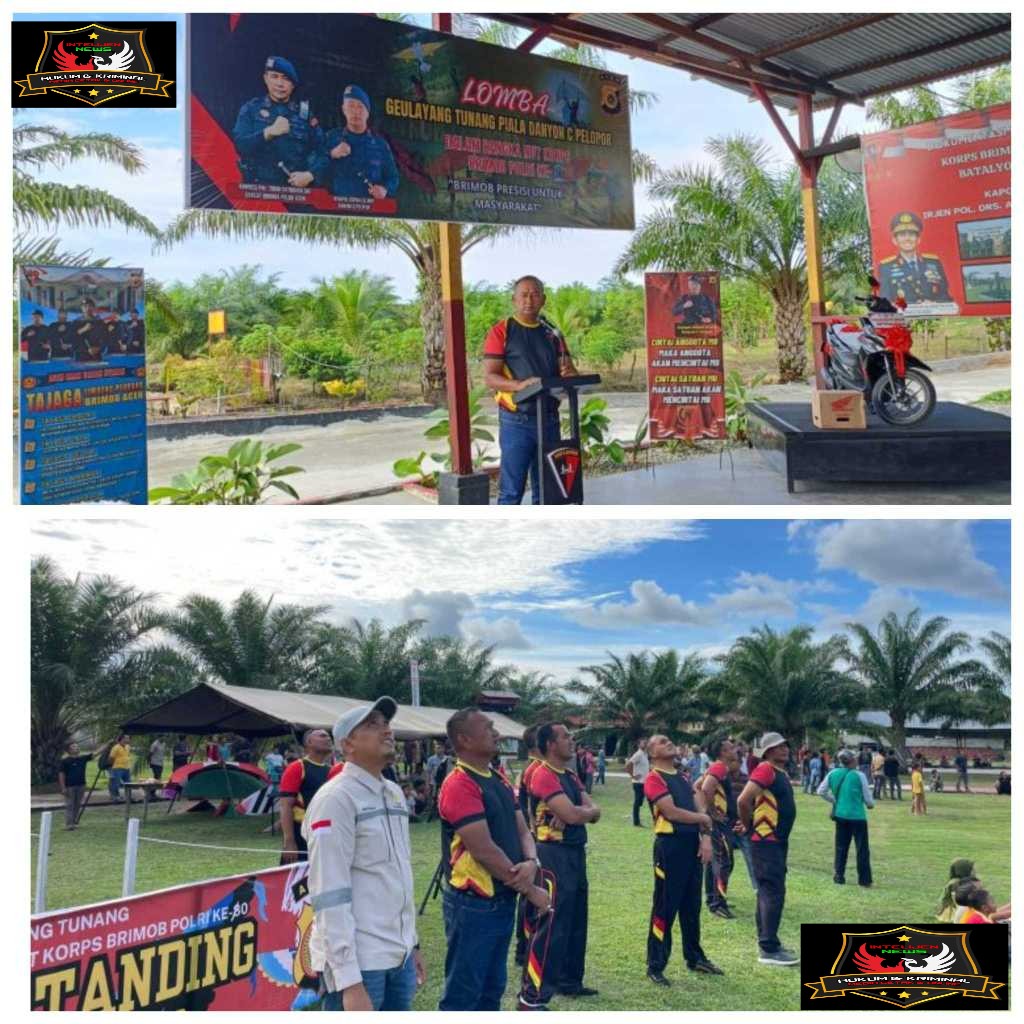Memeriahkan HUT ke-80 Korps Brimob Polri, Danyon C Pelopor Gelar Lomba Geulayang Tunang Berskala Regional.