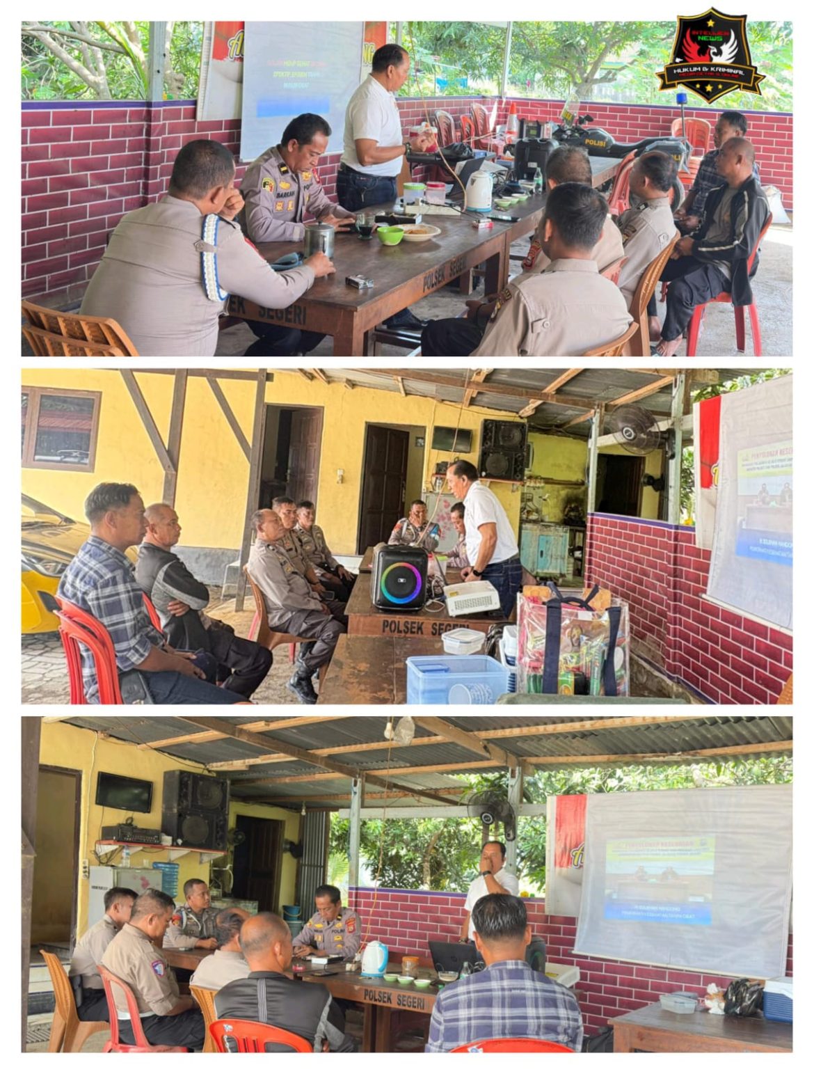 Sosialisasi Kesehatan Tanpa Obat Digelar di Mako Polsek Segeri