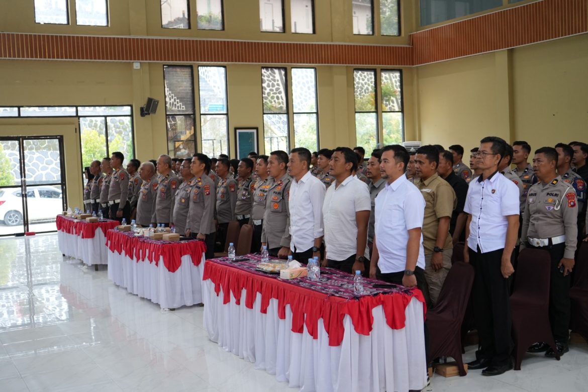 Brigjen Pol Adi Hari Santoso Ingatkan Personel Pahami Tugas Saat Buka Latpra Ops Zebra Marano 2025