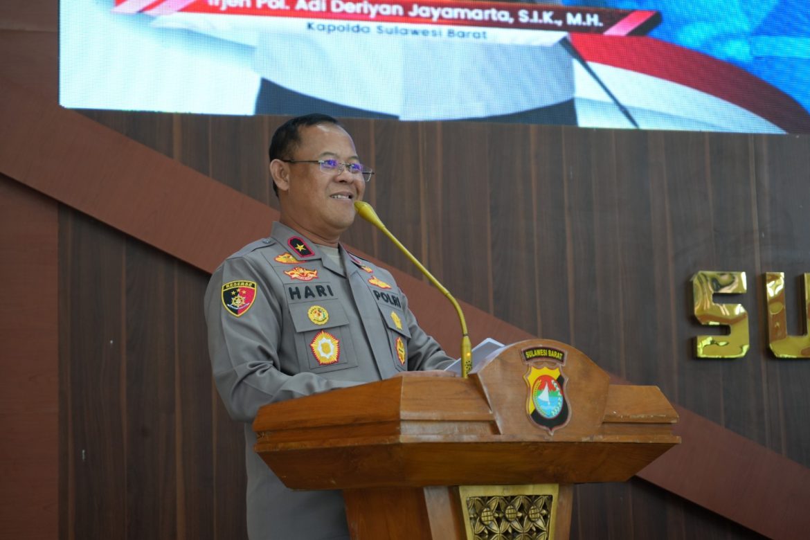 Wakapolda Sulbar, Buka Latpra Ops Zebra Marano 2025, Tekankan Sinergi dan Disiplin Berlalu Lintas