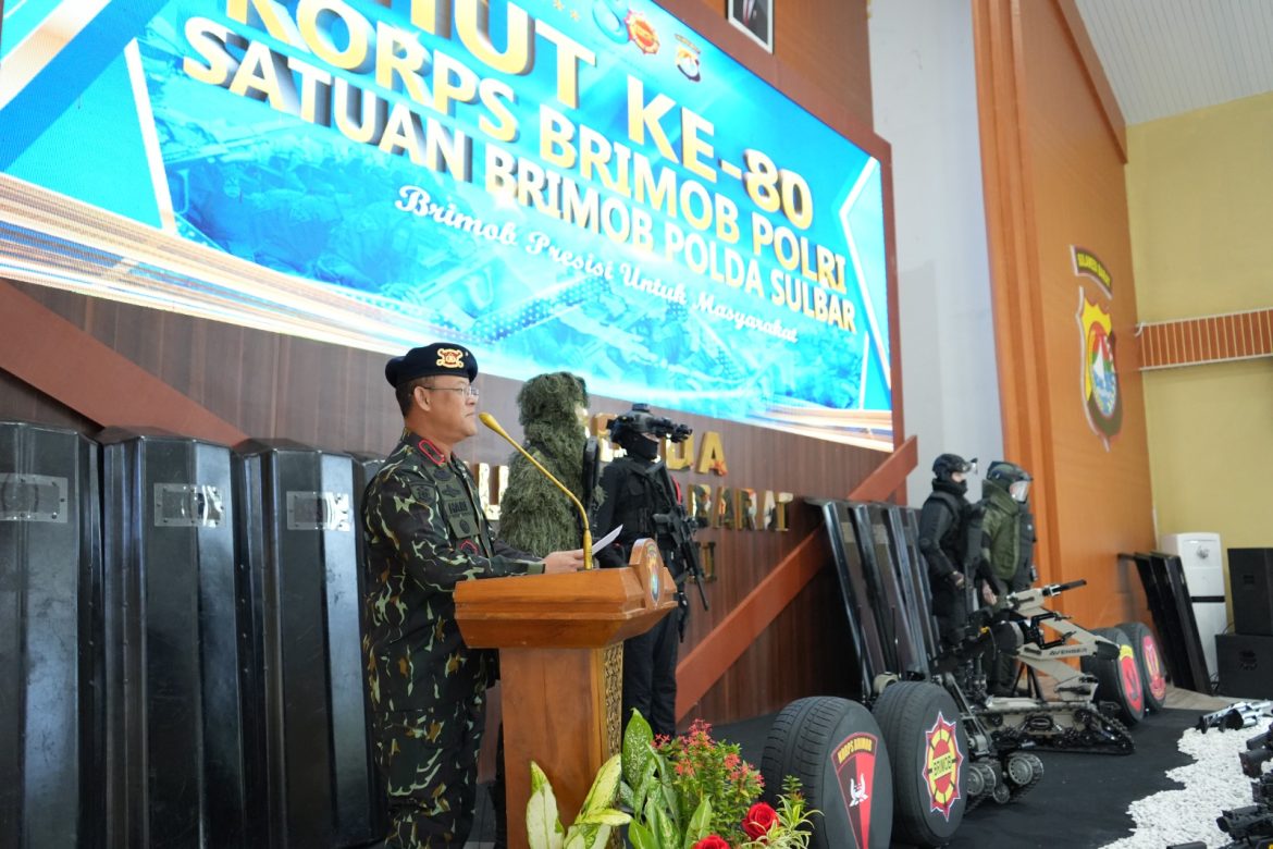 Brimob Presisi untuk Masyarakat: Pesan Tegas Wakapolda Sulbar di Ulang Tahun ke-80