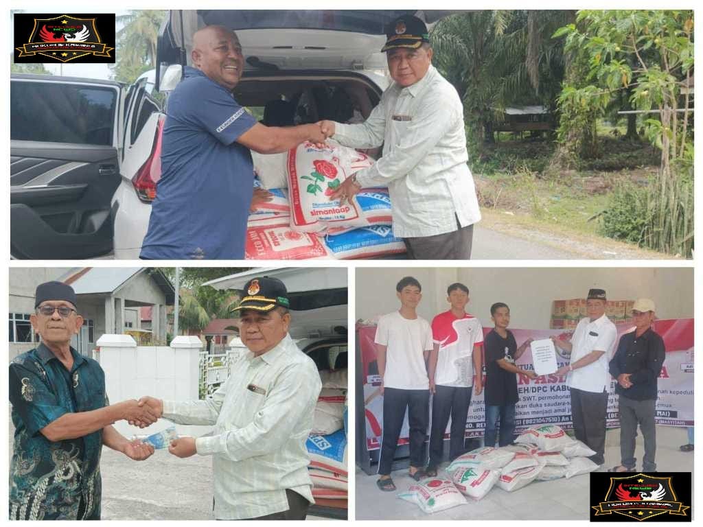 DPC Macan Asia Indonesia Aceh Barat Terima Donasi untuk Korban Bencana Alam.