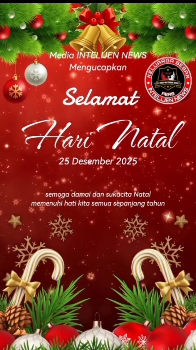 Keluarga Besar Media Intelijen News Ucapkan Selamat Hari Raya Natal 2025