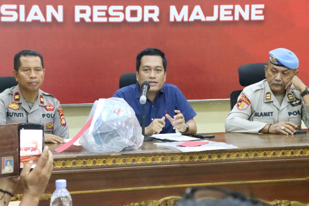 Polres Majene Release Pengungkapan Kasus Curanmor, Satu Pelaku Berhasil Diamankan