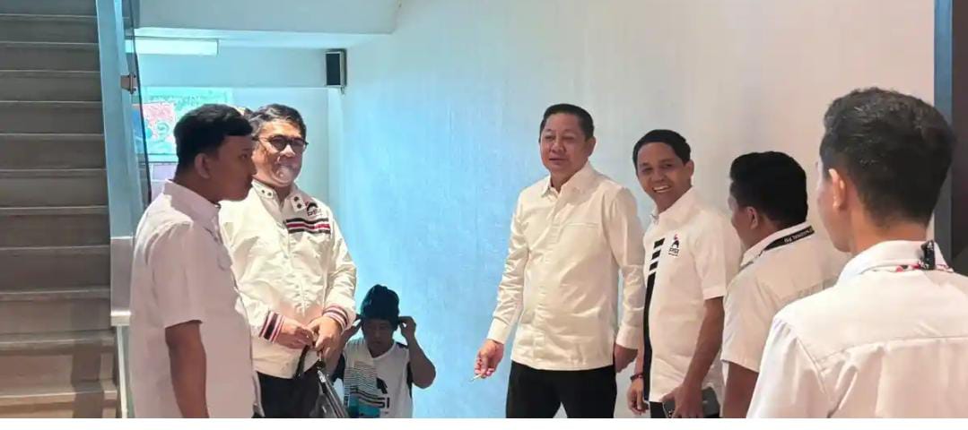 Rusdi Masse Hadiri Rakernas PSI 2026 di Hotel Claro Makassar.