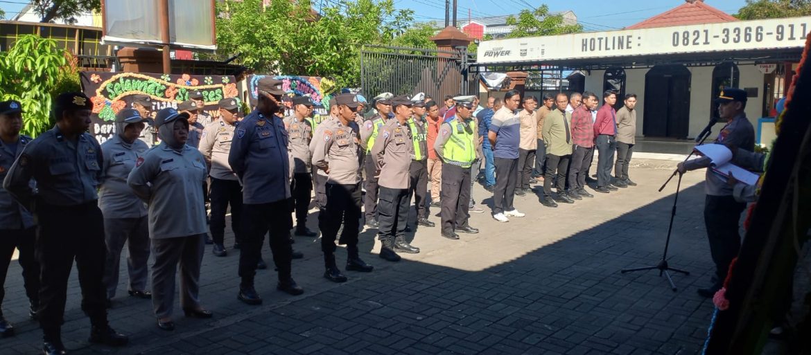 Apel Perdana, Kapolsek Biringkanaya Tekankan Profesionalisme dalam Pelaksanaan Tugas