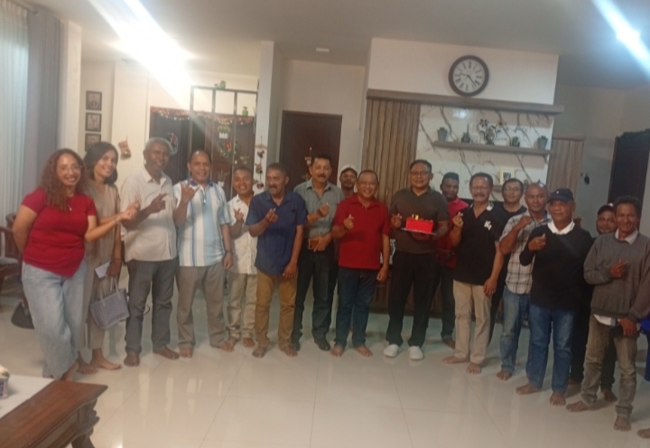 Tahun Politik Memanas, DPC PDIP Tanimbar Perkuat Barisan Lewat Tradisi Ultah Pengurus