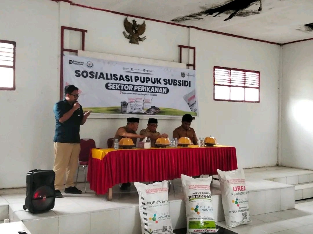 Pemerintah Perkuat Dukungan untuk Pembudidaya Ikan, Sosialisasi Pupuk Bersubsidi Digelar di Desa Kambunong