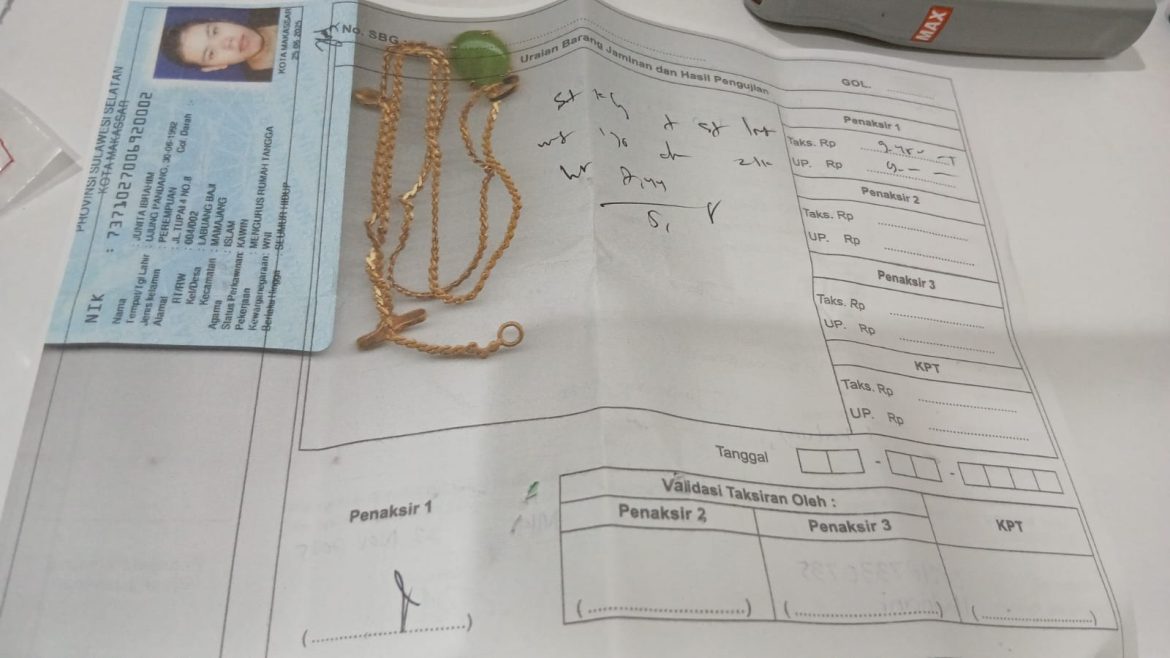 Nasabah Kecewa, Dugaan Kelalaian Penaksiran di Pegadaian Daeng Tata Picu Sorotan Layanan dan Perlindungan Konsumen