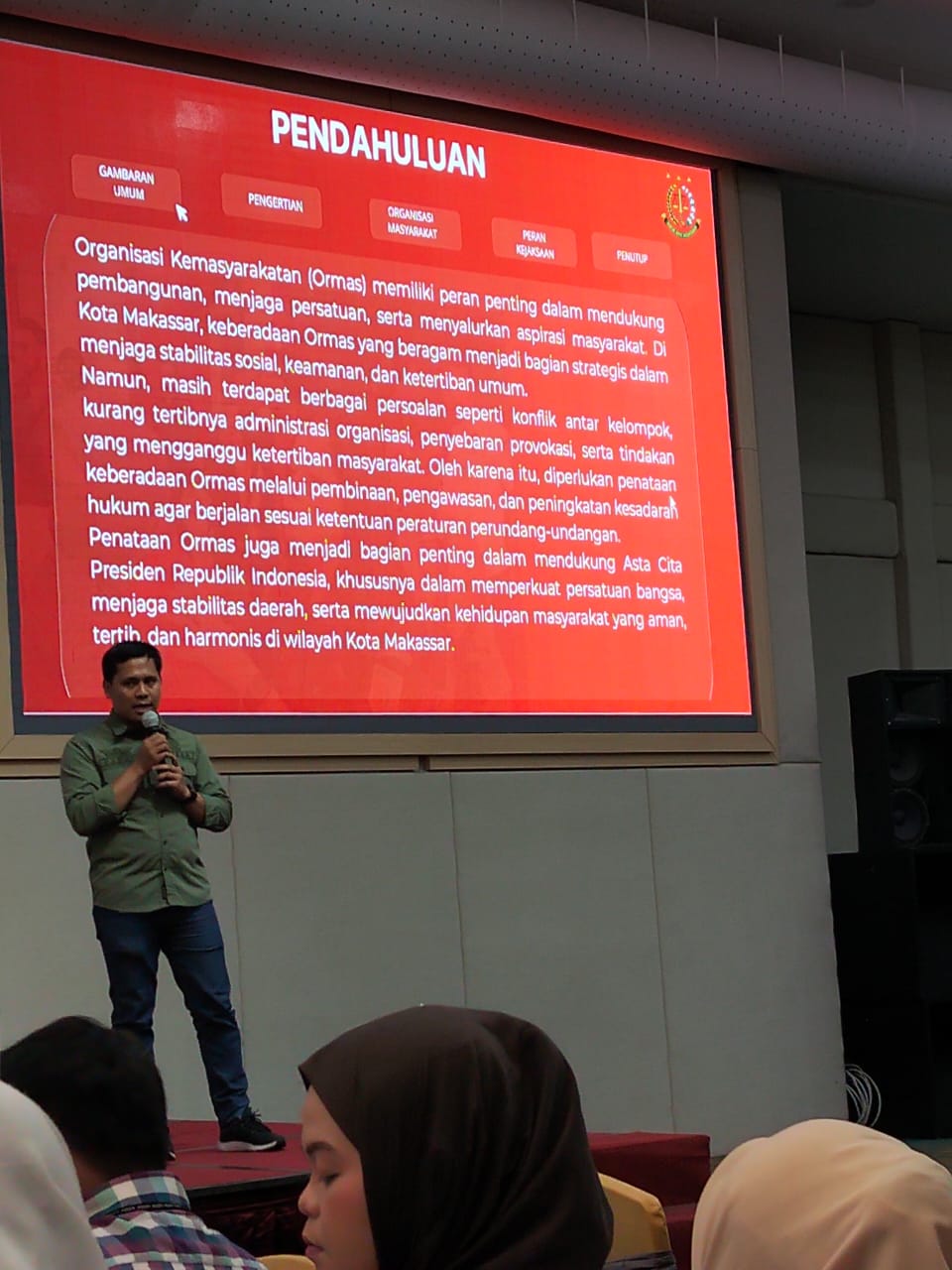 Bimtek Sappo Caradde 2026 Jadi Ruang Edukasi Ormas, Peserta Puji Pembinaan Humanis Kejari Makassar