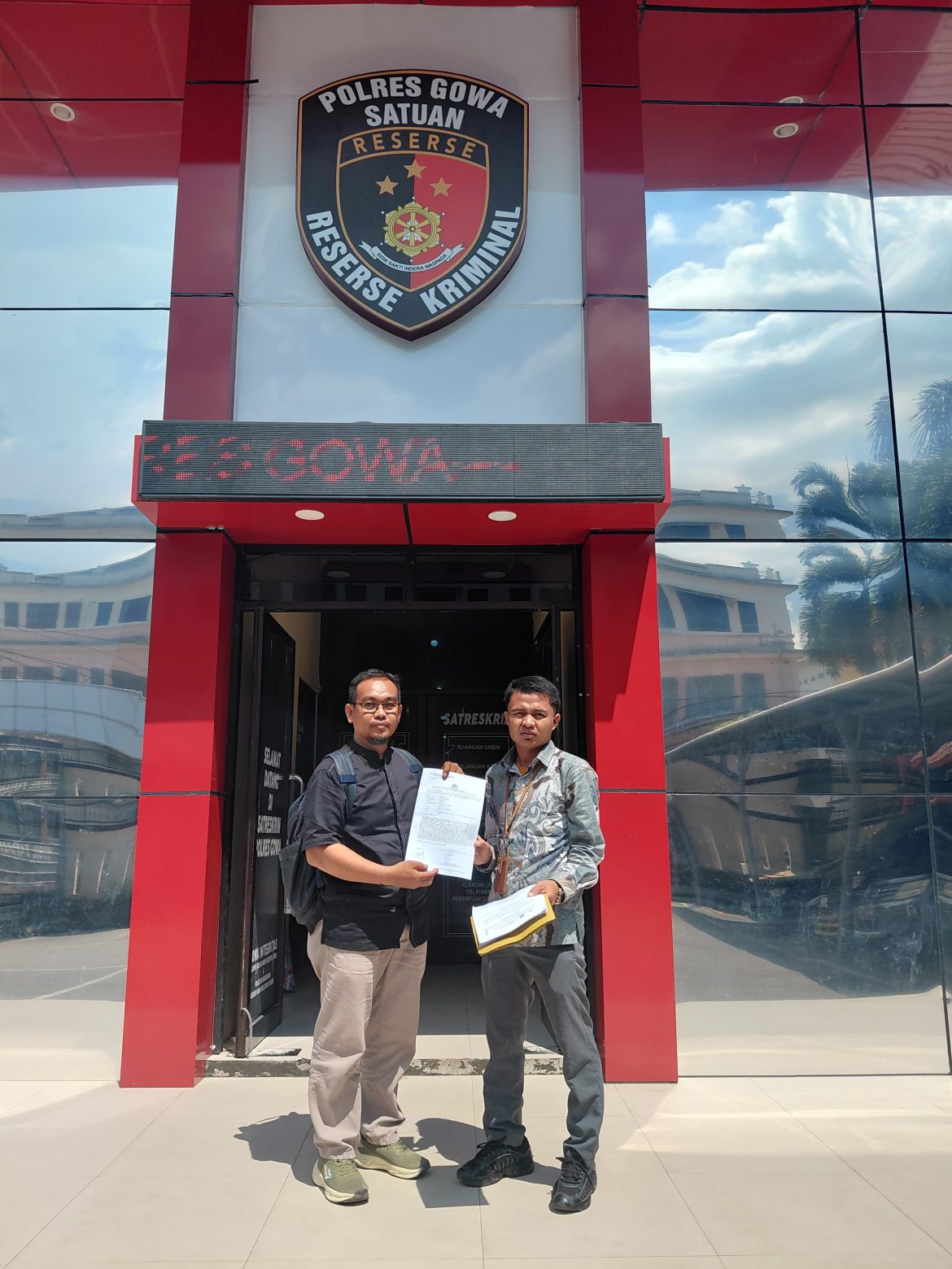 DUGAAN PENIPUAN JUAL BELI TANAH DI GOWA RESMI DILAPORKAN KE POLRES GOWA