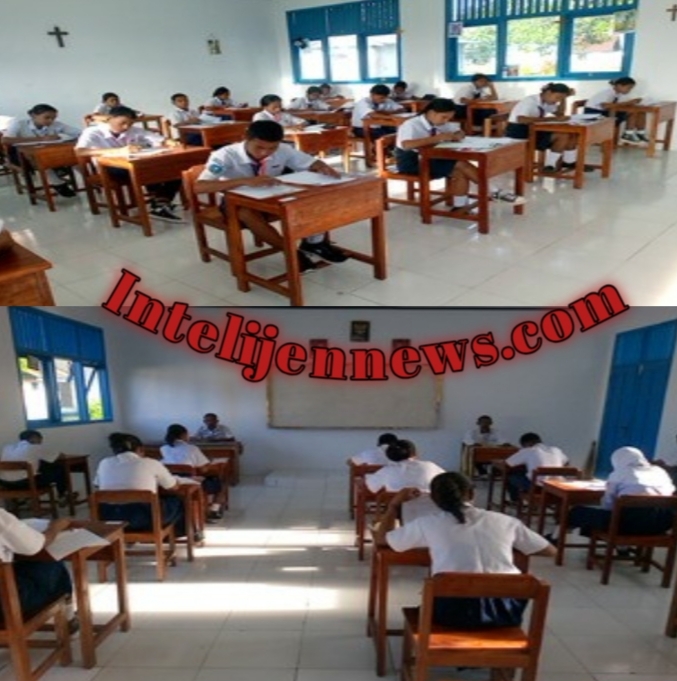 Hari Ketiga Ujian, SMP Kristen 3 Tanimbar Utara Berlangsung Khidmat