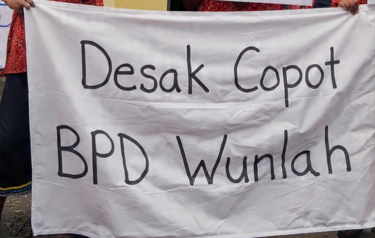 Warga Wunlah Desak Bupati KKT Tindak Tegas BPD Desa Wunlah