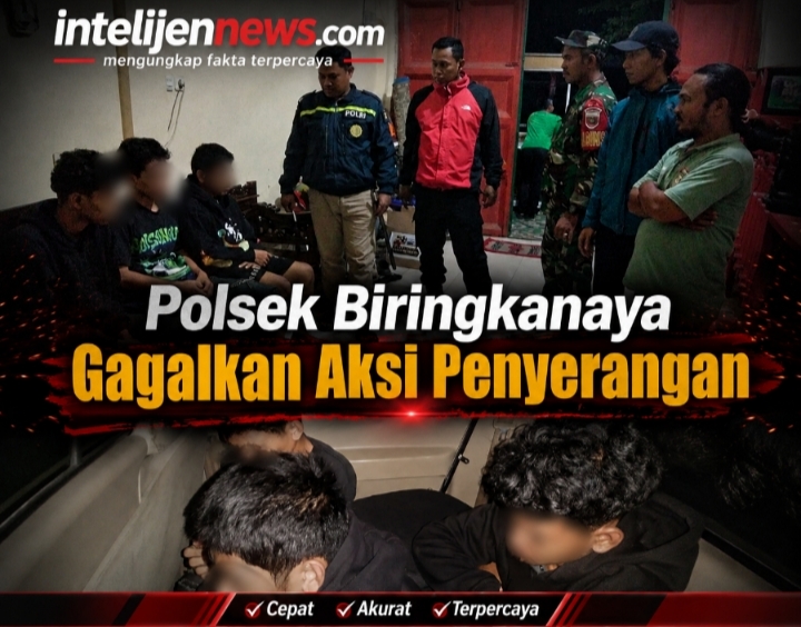 Polsek Biringkanaya Gagalkan Aksi Penyerangan, Pemuda Bawa Samurai Ditangkap Saat Patroli Malam