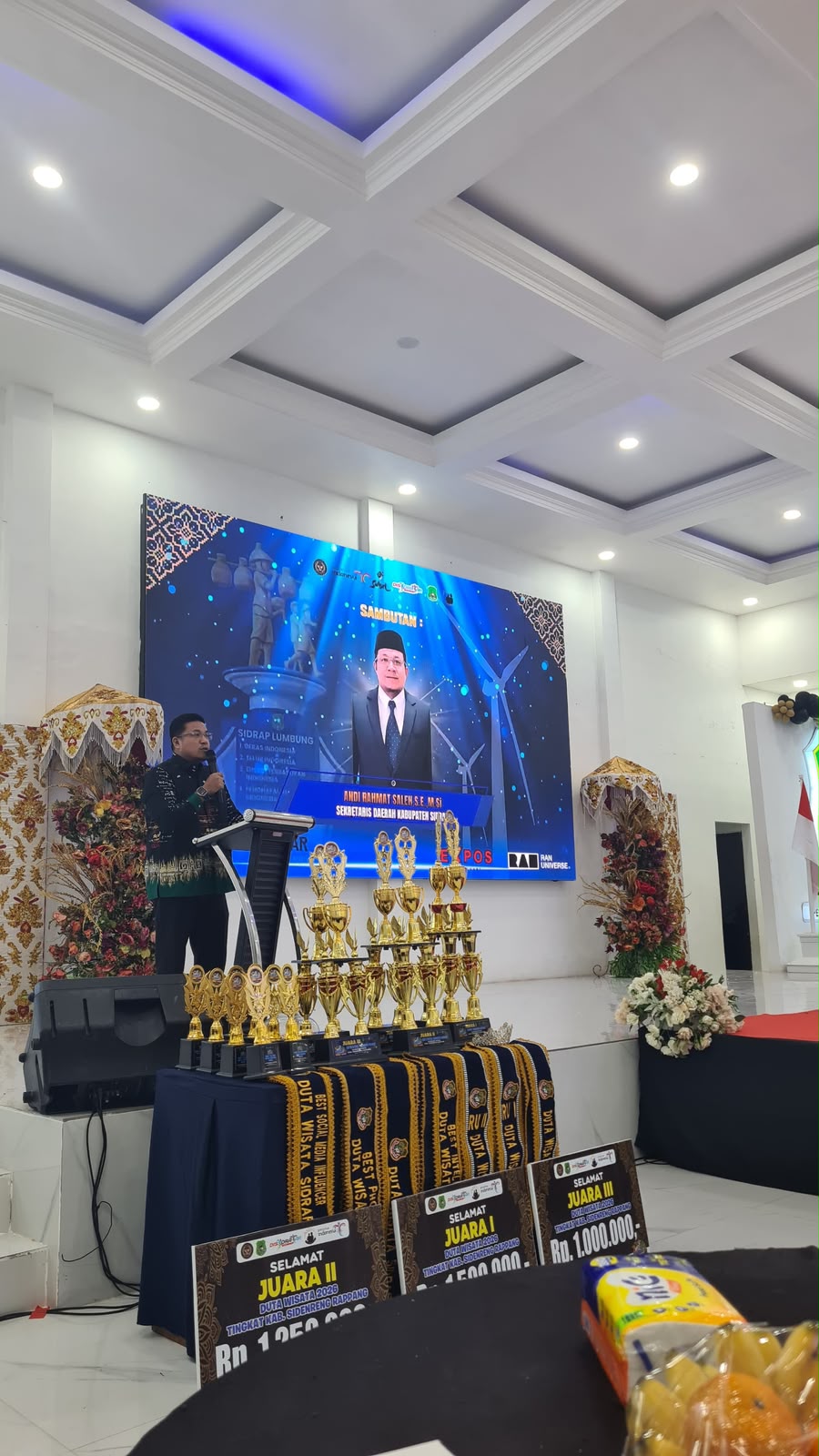 Grand Final Duta Wisata Sidrap 2026, Sekda Tekankan Peran Generasi Muda Promosikan Potensi Daerah