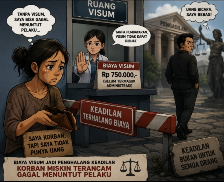 Biaya Visum Jadi Penghalang Keadilan, Korban Miskin Terancam Gagal Menuntut Pelaku
