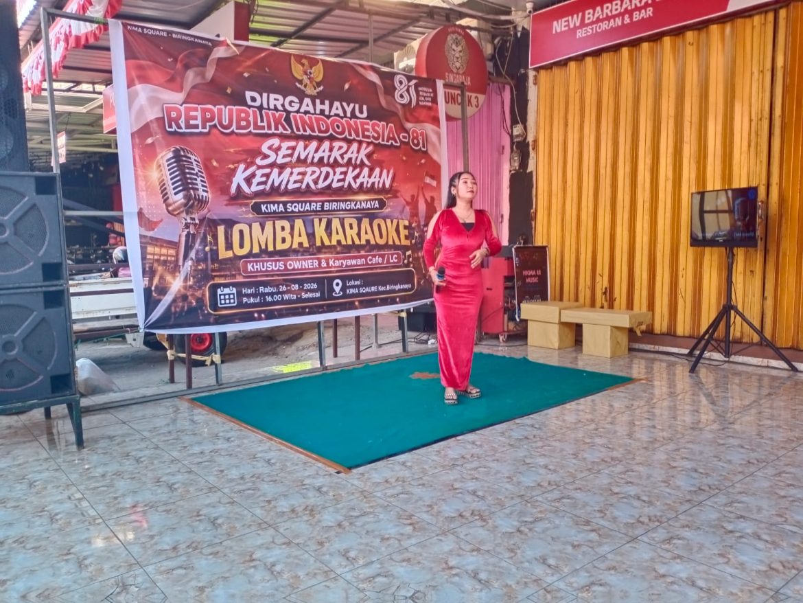 Semarak Kemerdekaan, Komunitas Kima Square Gelar Lomba Karaoke di Barbara Cafe