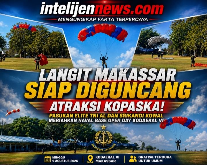 Langit Makassar Siap Diguncang Atraksi Kopaska! Pasukan Elite TNI AL dan Srikandi Kowal Meriahkan Naval Base Open Day Kodaeral VI