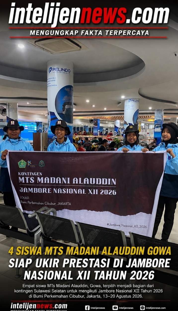 Empat Siswa MTs Madani Alauddin Gowa Siap Ukir Prestasi di Jambore Nasional XII 2026