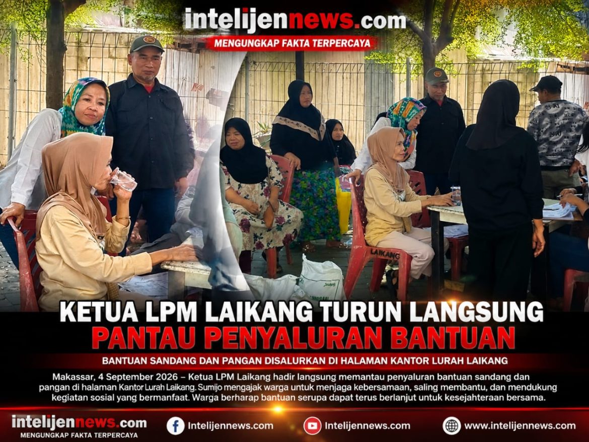 Ketua LPM Laikang Turun Langsung Pantau Penyaluran Bantuan, Pastikan Tepat Sasaran