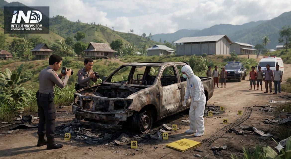 Sopir Asal Toraja Disandera hingga Tewas di Wamena, Jenazah Ditemukan dalam Mobil Terbakar  ‎