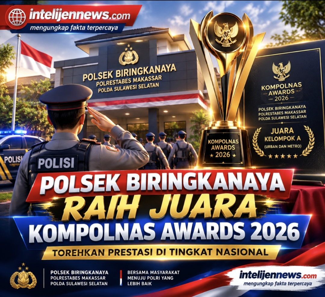 Polsek Biringkanaya Ukir Prestasi Nasional, Raih Juara Kompolnas Awards 2026 ‎MAKASSAR,