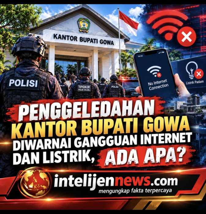 Penggeledahan Kantor Bupati Gowa Diwarnai Gangguan Internet dan Listrik, Ada Apa?