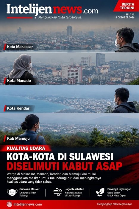 Fenomena Kabut Asap Selimuti Sulawesi: Didominasi Kiriman Karhutla Luar Daerah hingga Cuaca Kering