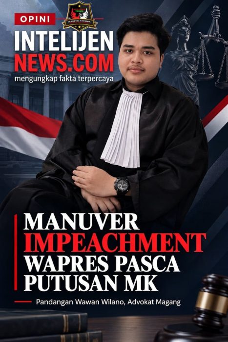 Manuver Impeachment Wapres pasca putusan MK. Pandangan Wawan Wilano Advokat Magang
